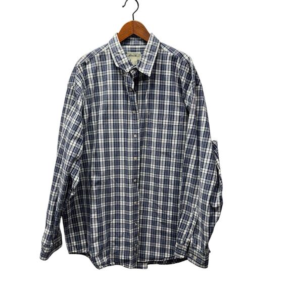 Vintage Eddie Bauer Men’s Big & Tall Canvas Shirt sz XXXL-Tall 3XL-T #H979 - Picture 3 of 10